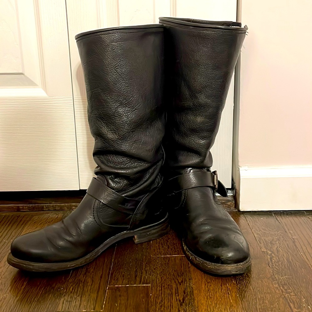 Frye Veronica boot mid-calf, 100% leather!